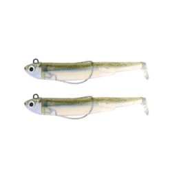 KIT LEURRE SOUPLE ARME FIIISH DOUBLE COMBO BLACK MINNOW 120 + TETE PLOMBEE SEARCH