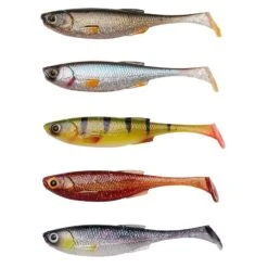 KIT LEURRE SOUPLES SAVAGE GEAR CRAFT SHAD MIX - 9CM - PAR 5