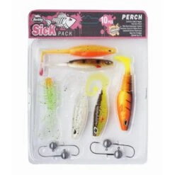 KIT LEURRES SOUPLES ARMÉS BERKLEY SICK PERCH PACK