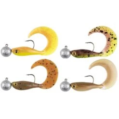 KIT LEURRES SOUPLES ARMÉS FOX RAGE ULTRA UV MICRO GRUB TAIL LOADED LURE PACK