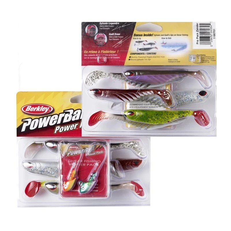 KIT LEURRES SOUPLES BERKLEY LINEAR FISHING
