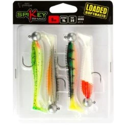 KIT LEURRES SOUPLES FOX RAGE SPIKEY LOADED MIXED COLOUR