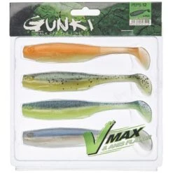KIT LEURRES SOUPLES GUNKI VMAX PEPS CLEAR WATER 2