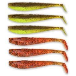 KIT LEURRES SOUPLES MANN S Q-PADDLER POWER PACKS ALLROUND MIX - 8CM - PAR 6