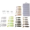 KIT LEURRES SOUPLES SAVAGE GEAR FAT MINNOW T-TAIL
